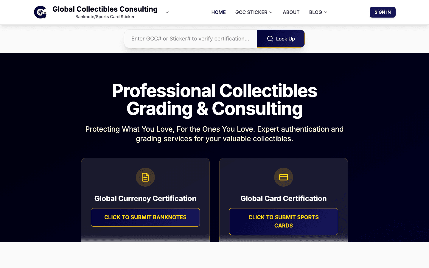 GCC Grading — SaaS screenshot